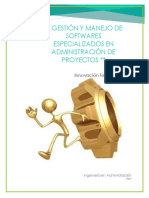 Gestión y Manejo de Softwares Especializados en Administración de Proyectos