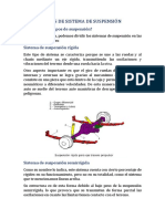 Tipos de Sistema de Suspensión