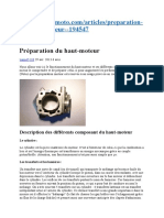 Préparation Du Haut Moteur