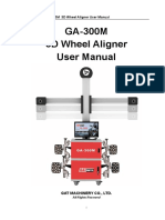 GA-300M GATMATIC 3D Wheel Aligner Users Manual