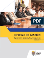 Informe de Gestión UNAH 2009-2017 - Rectora Castellanos