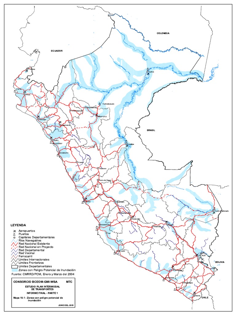 Mapa de Zonas de Peligro en Perú | PDF | Perú