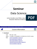 Seminar Data Science (No Videos)