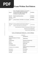 IAS Exam Written Test Pattern