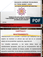 "Mantenimiento Del Sistema de Frenos Hidraulico de Vehiculos Livianos