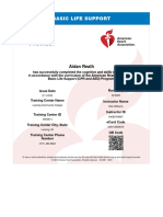 Aha Basic Life Support Certification