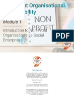 NPO Module 1-Introduction To NPOs As Social Enterprises V5