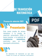 Prueba de Transición Matematica