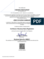BN Certificate Vsjo425514928209