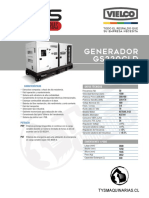 FICHA TECNICA - Generador 220 Kva GS220CLD-50Hz