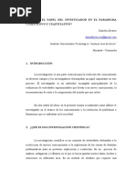 Características Del Investigador | PDF | Método científico ...