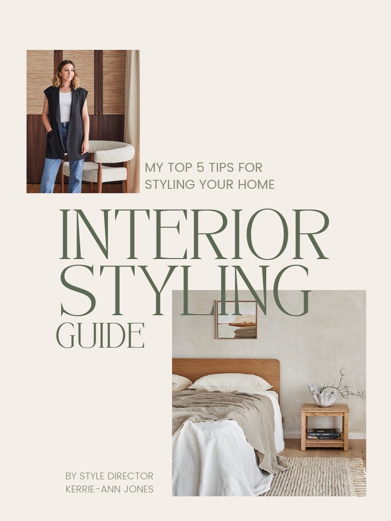 Kerrie-Ann Jones' Home Styling Tips | PDF | Interior Design