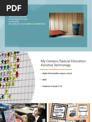 plan for change  implementing assistive technology in special education