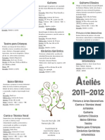 Folheto ateliês 2011-12