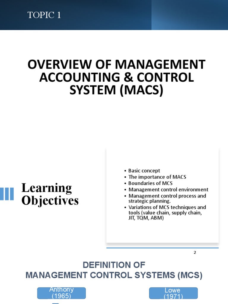 A222 - Topic 1 Macs | PDF | Supply Chain Management | Strategic Management