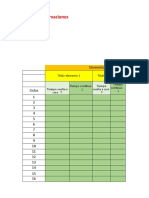 Hoja de Estudio de Tiempos