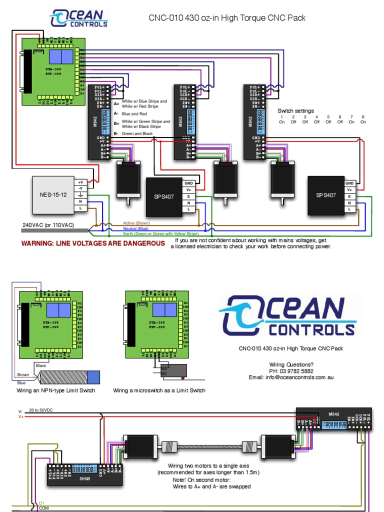CNC Wiring Guide for Technicians | PDF | Science & Mathematics | Computers