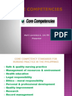 11 Core Competencies: Mark Lawrence A. Lim RN