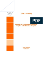 EABCT-Minimum Training Standards