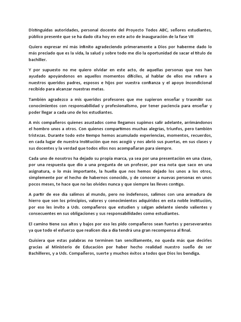 Discurso Sra. Hermosa PDF