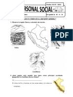 Personal Reconozcocómo Es La Región Sierra - Jueves 14