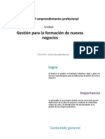 U2 - Gestión para La Formación de Nuevos Negocios