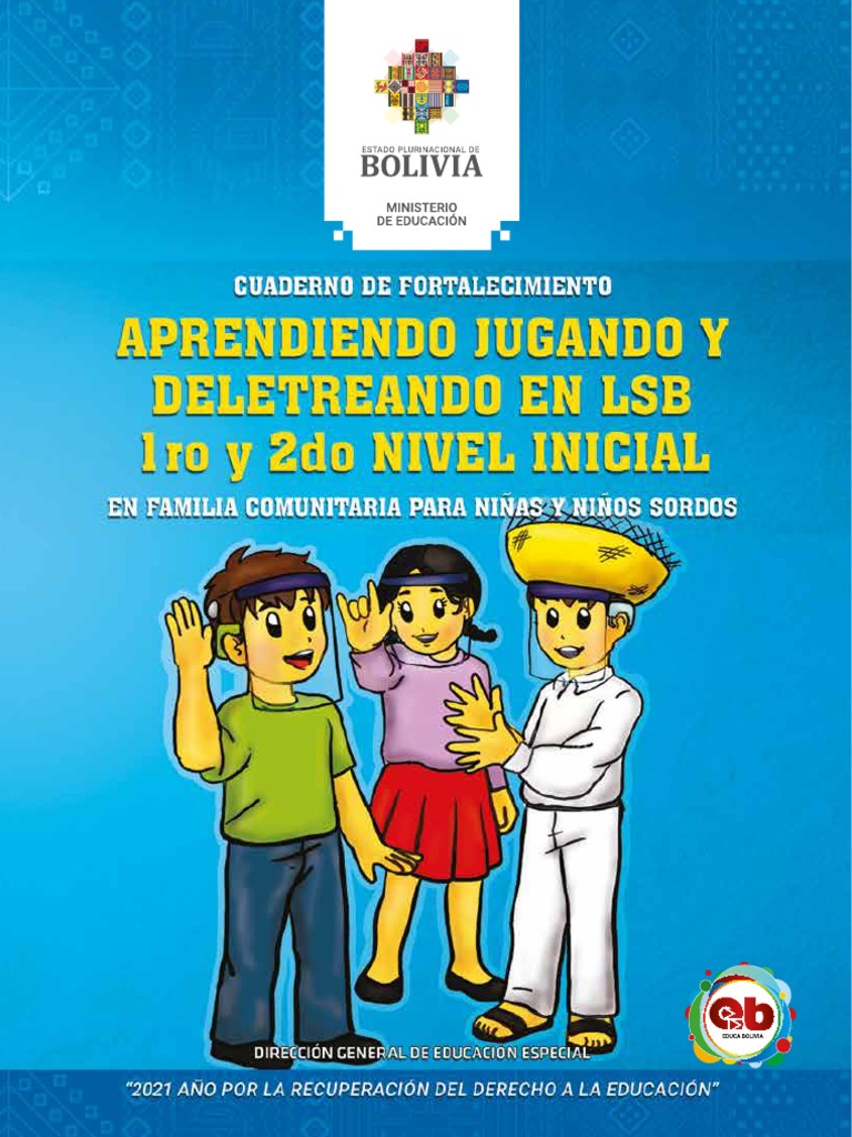 Aprendiendo LSB en Nivel Inicial | PDF | Estudios de idiomas extranjeros