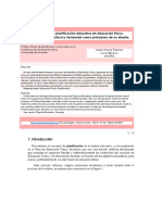 El Proceso de La Planificación Educativa en Educación Física Ramirez 2001