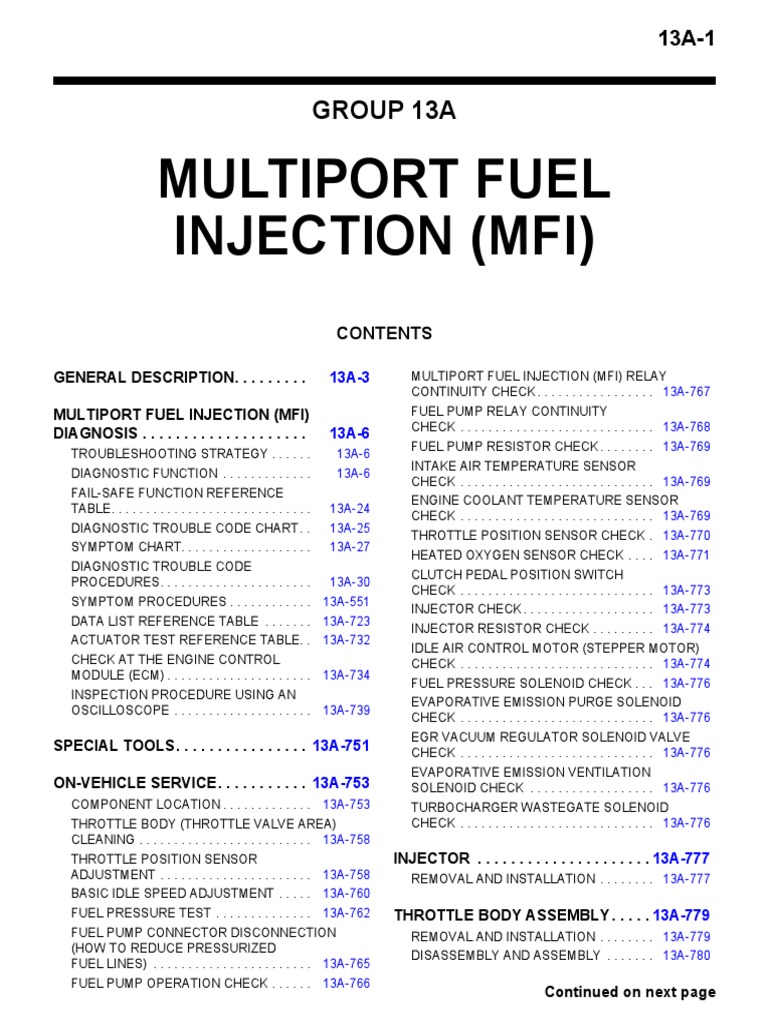 Multiport Fuel Injection PDF Throttle Machines
