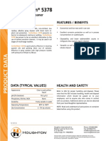 Houghton Cerfa Kleen 5378 Technical Datasheet