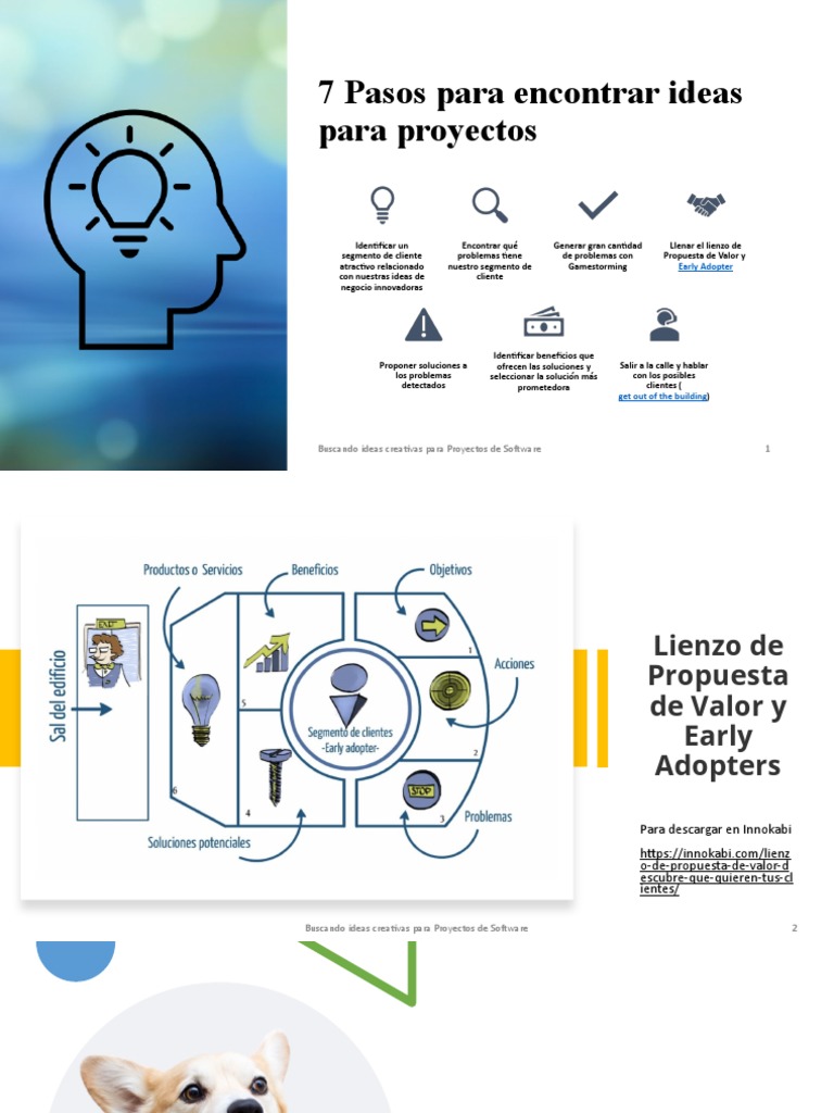 Early Adopter Plantilla y Ejemplo PDF Mascota