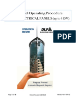 IMS-SOP-001-VER 02 - PPM of Electrical Panel (Upto 415V)