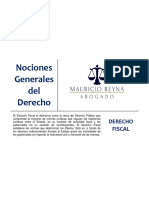 Nociones de Derecho Fiscal