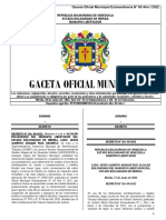 GacetaExtraordinariaN° 69 - 2022 Decreto Del Alcalde