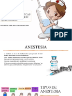 Anestesia y Tecnicas de Esterilizacion Quirurgica