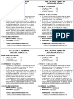 EVALUACIÓN 3° T