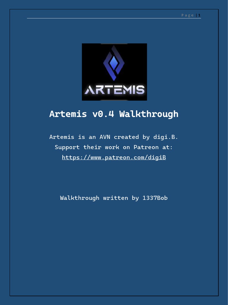Artemis v0.4 Walkthrough Guide | PDF