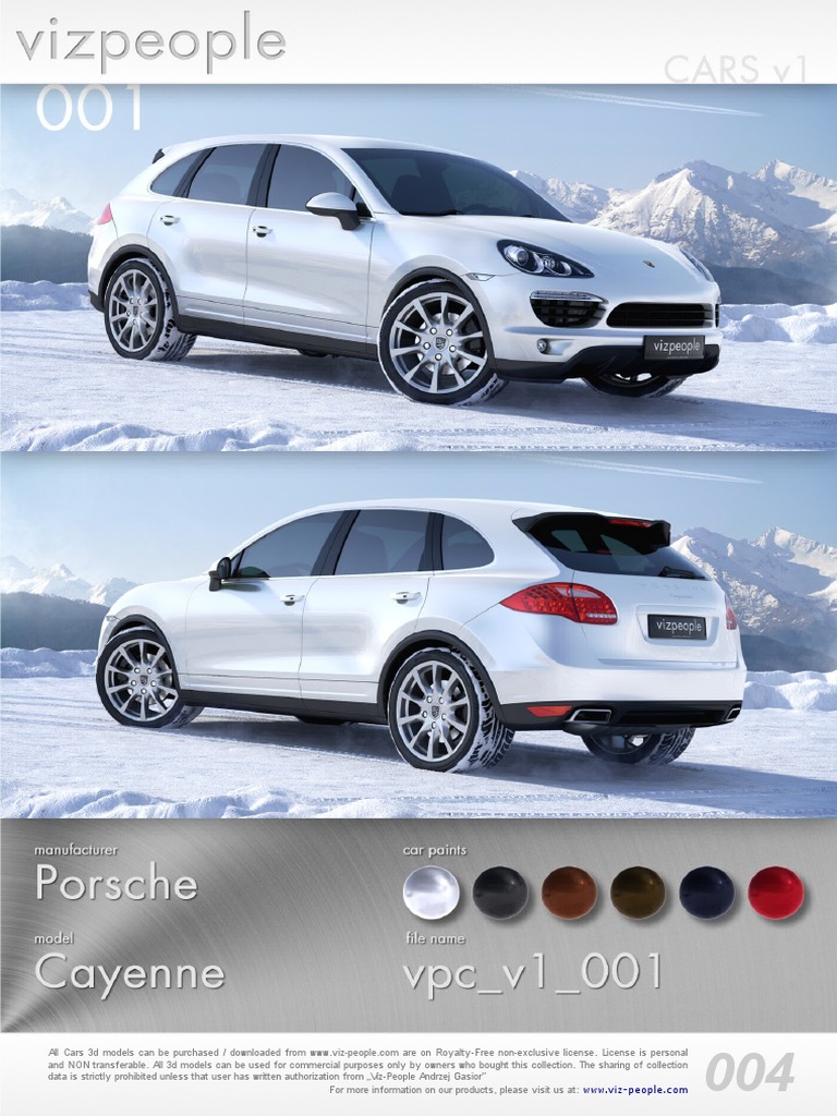Royalty-Free 3D Car Models License | PDF | Intellectual Works | Computing, image size:768x1024