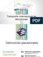 Tema I-Transporte Internacional