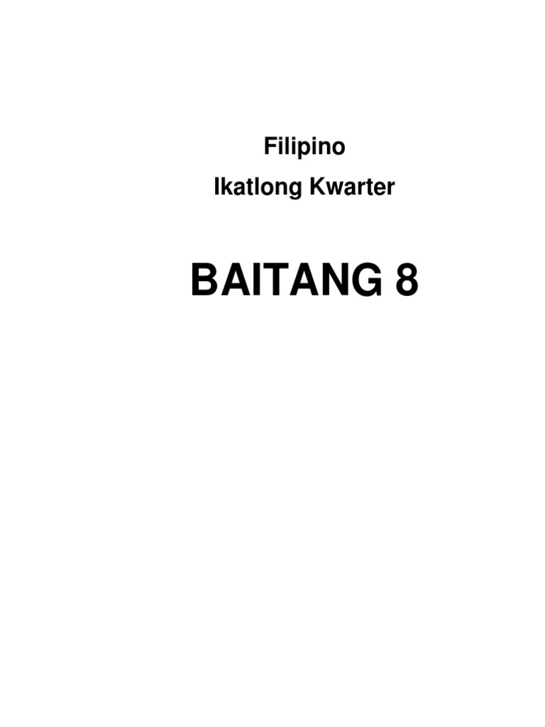 FIL 8 q3 | PDF