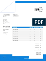 Musician Word Invoice1