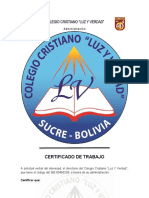 Certificado de Trabajo Geber