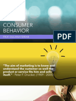 Consumer Behavior (GF) Semanas 1 A 6