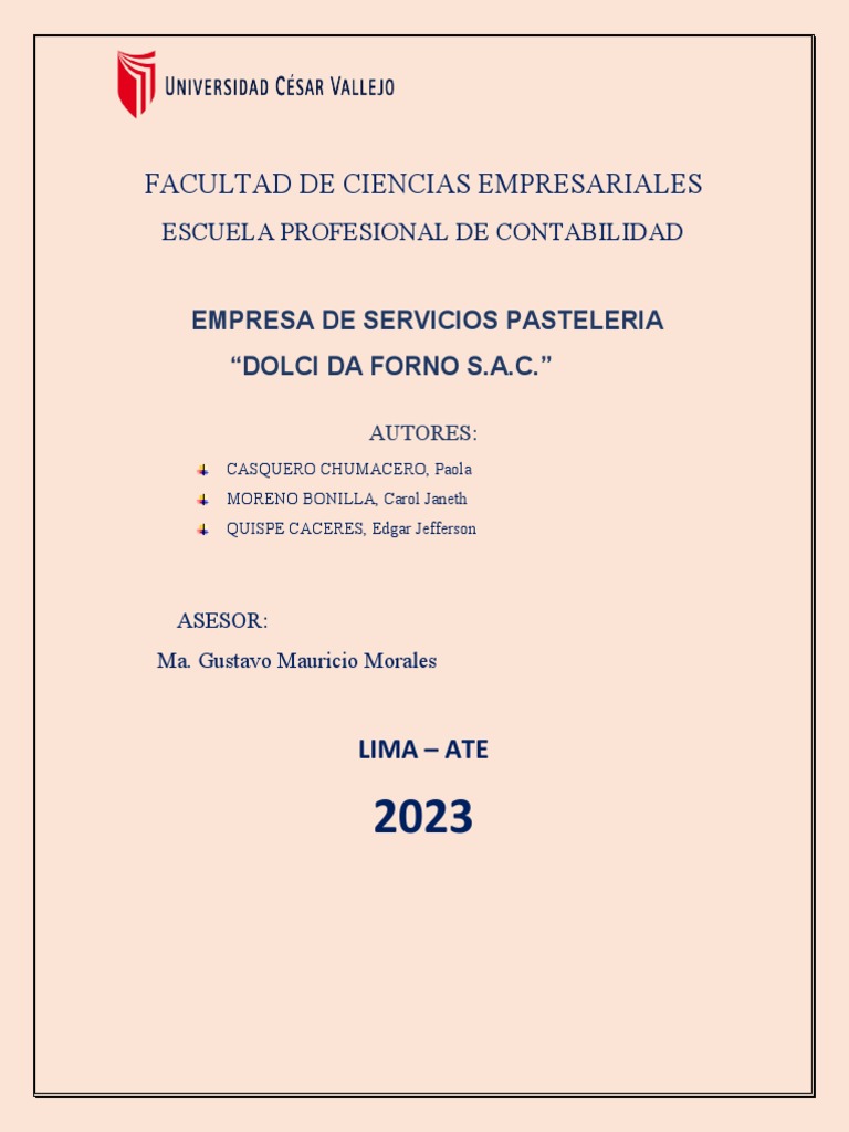 Trabajo Final Grupo 2 | PDF | Contabilidad | Estado financiero