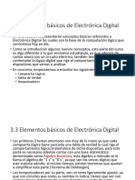 3.3 Elementos Básicos de Electrónica Digital