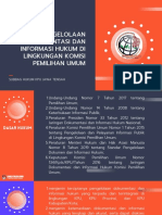 Teknis Pengelolaan Dokumentasi Dan Informasi Hukum Di Lingkungan Komisi Pemilihan Umum