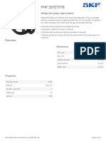 SKF PHP 3SPZ75TB Specification