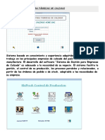 Software para Fabricas de Calzado