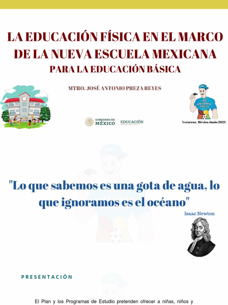 Educación Física En El Marco De La Nem Mtro Antonio Preza Pdf