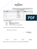 Surat Mandat RMI-Musykerwacab I